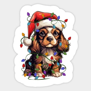 Christmas Puppy Sticker